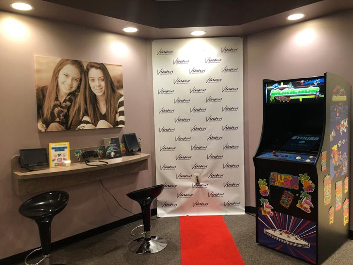 Game room Vinson Orthodontics in Wake Forest and Clayton NC